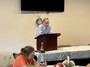 President Virgil Hazelett gave his address to our club concerning the coming Rotary Year.